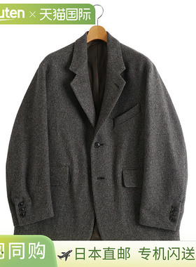 日本直邮URU 羊毛轻质粗花呢外套 25FWLT01[COR]