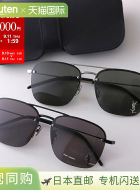 日本直邮SAINT LAURENT SL 309 M 男士太阳镜惠灵顿款式金属镜框C