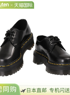 日本直邮Dr. Martens“1461 QUAD 3孔鞋”四孔男女鞋(黑色)255670