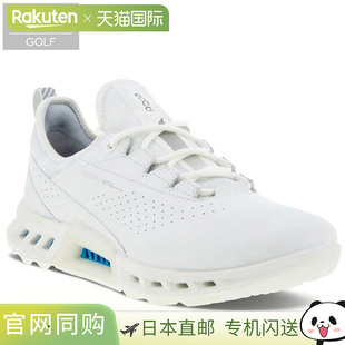 日本直邮ECCO 女士 BIOM C4 无钉高尔夫球鞋130903 01007白色