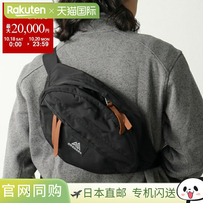 日本直邮GREGORY TAILMATE S 斜挎包男士尼龙 8L 斜挎包带标志黑