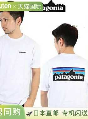 日本直邮PATAGONIA T恤P-6 LOGO RESPONSIBILI-TEE 白色 白 BLk T