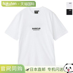 男士 浅白色 B.INTL 圆领T恤 mts1313wh1 SIMONS 日本直邮Barbour