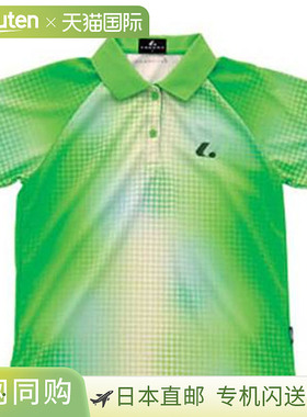 日本直邮LUCENT Polo 衫，女式，比赛衬衫，淡绿色，短袖，半袖，
