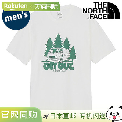 日本直邮The North Face 男士短袖 Get Out T恤 [NT32642-OW SS26