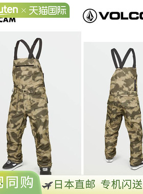 Volcom 男士 Roan 背带裤 (2025 SNOW G1352508) - 宽松背带裤，