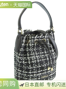 日本直邮FURLA 女士两用单肩包 黑色多色 CLIO DRAWSTRING MINI W