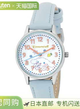 J-AXIS 角色手表 Sanrio Cinnamoroll 浅蓝色儿童腕表 CR2C0005-C