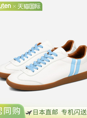 日本直邮PATRICK HURON-OG 男女白色/萨克斯蓝色低帮运动鞋 (PT-1