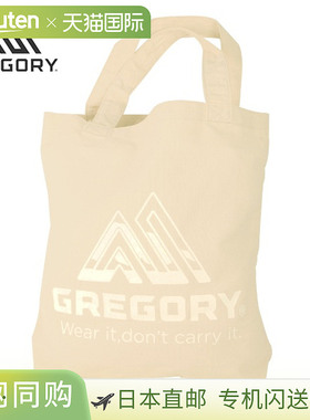 日本直邮Gregory 棉质帆布手提袋带白色标志 (130300C312) - 环保