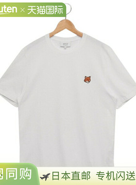 日本直邮Maison Kitsune狐狸头T恤白色男士PM00107KJ7026P100