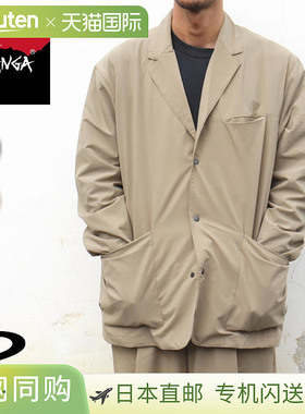 日本直邮Nanga AIR CLOTH 舒适夹克黑色米色 NW2311-1E234
