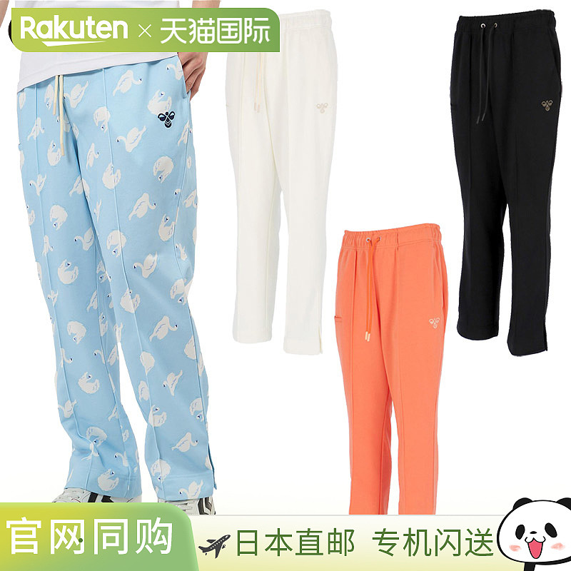 日本直邮Hummel 男士女士 hummel PLAY 运动长裤服装黑色 hummel