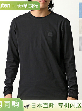 日本直邮HUGO BOSS T恤 TACKS 50512111 男士长袖 棉质 圆领 标志