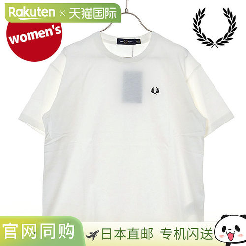 日本直邮FRED PERRY 圆领T恤 [G1142-129 SS25] 圆领T恤 女士上衣