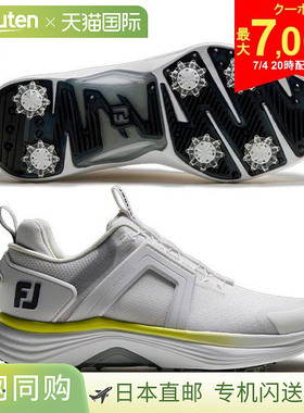 [女款] FootJoy Hyperflex Boa 98192 软钉高尔夫球鞋 白色 x 黄