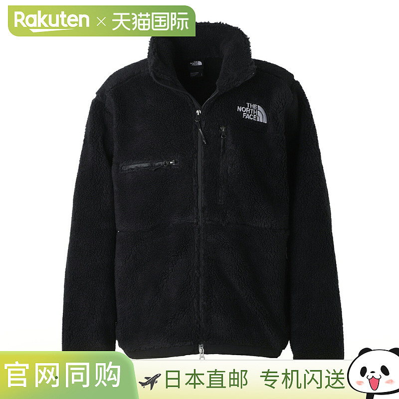 日本直邮THE NORTH FACE 拉链羊毛衫 黑色 男士 nf0a86zw jk3 DEN