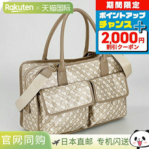 日本直邮GHERARDINI CRETA GHB0247 女士手提包 灰米拼色 轻便 小