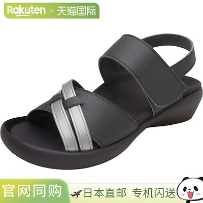 日本直邮RegettaCanoe 坡跟凉鞋双色坡跟鞋底女士休闲凉鞋CJFW351