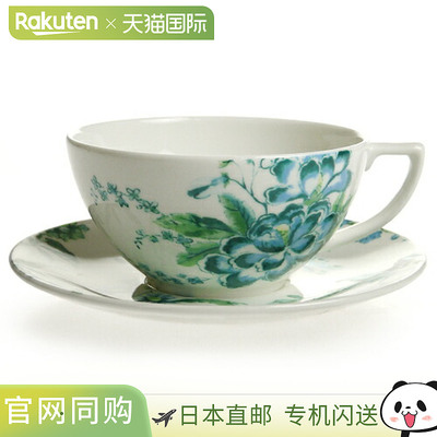 日本直邮WEDGWOOD Jasper Conran 系列 白色茶杯&茶托