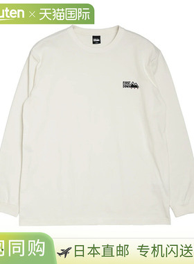 日本直邮First Down 标志长袖T恤 纯棉针织衫 男女士首攻标志长袖