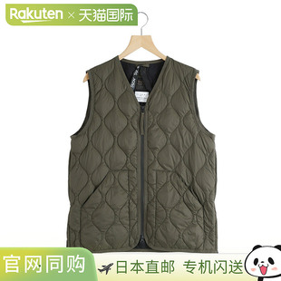 TAION MILITARY V NECK W-ZIP DOWN VEST (SOFT SHELL) 羽绒背心