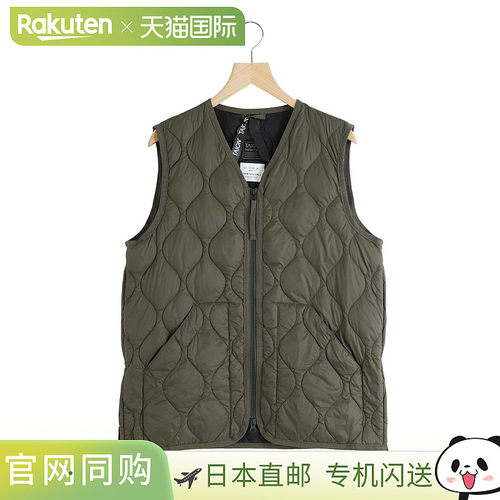 TAION MILITARY V NECK W-ZIP DOWN VEST (SOFT SHELL) 羽绒背心