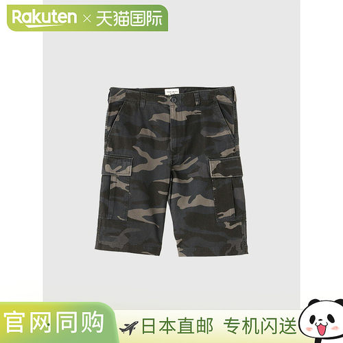 日本直邮AVIREX US ARMY BASIC FATIGUE SHORTS 男士工装短裤 6口