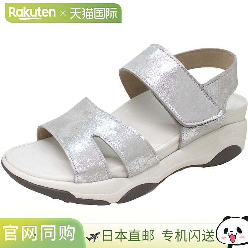 日本直邮RegettaCanoe Re:getA 轻便厚底舒适 EVA 金属凉鞋适合女