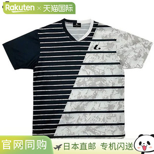 比赛衬衫 无领 吸汗 T恤 快 上衣 Uni 短袖 日本直邮LUCENT 白色