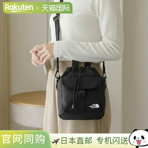 日本直邮THE NORTH FACE 男女士单肩包尼龙黑色 BREEZE BUCKET BA