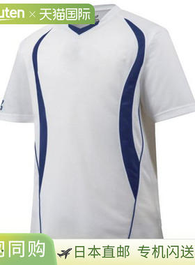 MIZUNO 美津浓棒球 V 领设计拼接运动衫 棒球 12JC5L1014