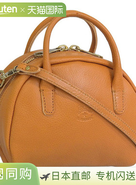 日本直邮IL BISONTE 包女士 单肩包皮革橙色 BHA019PV0001OR178B