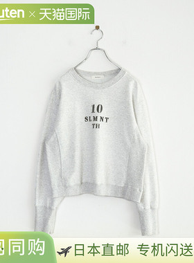 日本直邮 SOLAMONAT 柔软内里毛 10TH 标志运动衫 上衣 运动衫 套