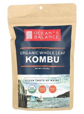 Ocean's Balance,有机全叶康普茶，1 盎司（28 克）