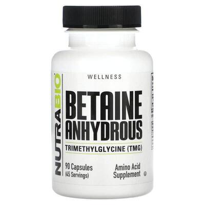 Nutrabio Labs,Betaine Anhydrous, 90 Capsules