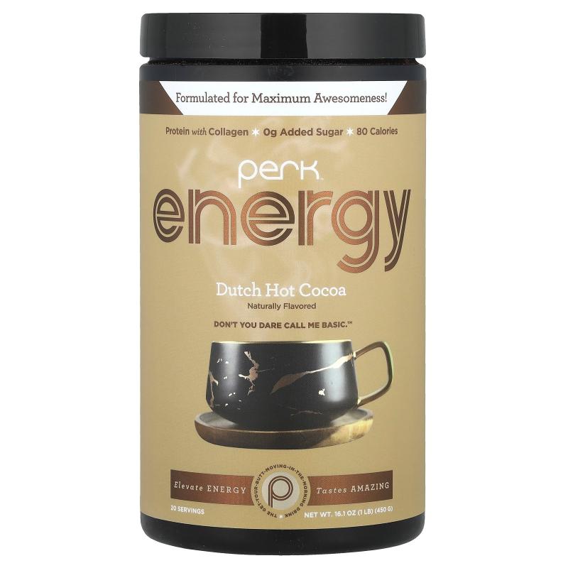 Perk Energy,荷兰热可可，16.1盎司（450克）