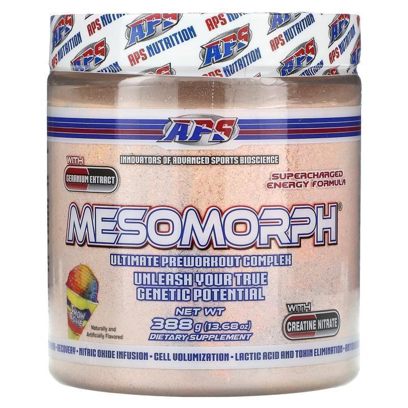 APS,Mesomorph, Snow Cone, 13.68 oz (388 g)