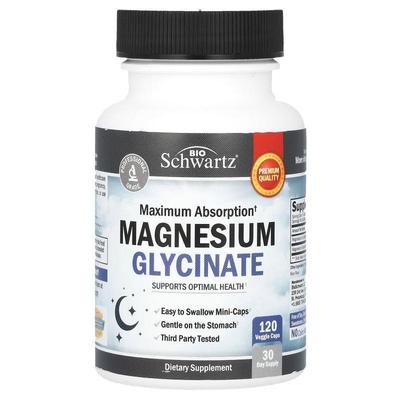BioSchwartz,Maximum Absorption, Magnesium Glycinate , 120 Ve