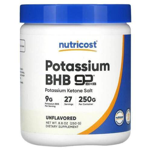Nutricost,Potassium BHB, Unflavored, 8.8 oz (250 g)