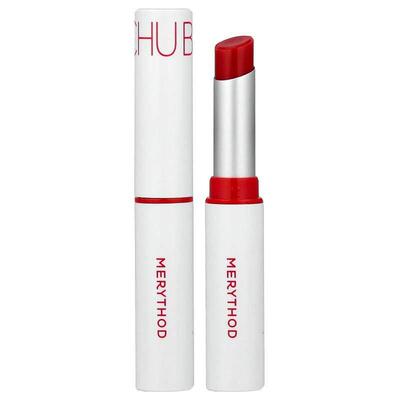 Merythod,Bling Chu Tinted Lip Balm, 01 Red Waltz, 0.12 oz (3