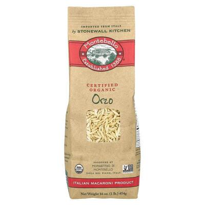 Montebello,Organic Orzo, 16 oz (454 g)