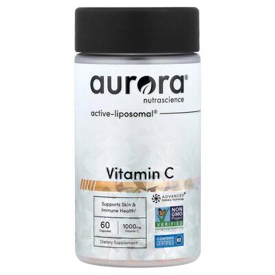 Aurora Nutrascience,Vitamin C, 60 Capsules
