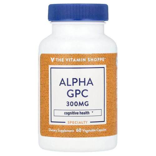 The Vitamin Shoppe,Alpha GPC，300 毫克，60 粒素食胶囊
