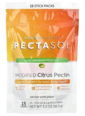 Econugenics,Pectasol®, Modified Citrus Pectin, 15 Stick Pack