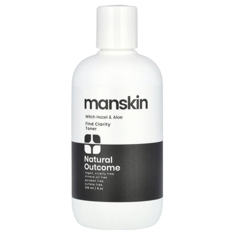 Natural Outcome,Man Skin, Find Clarity Toner, 8 oz (236 ml)