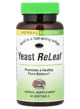 Herbs Etc.,Yeast ReLeaf®，60 粒软胶囊