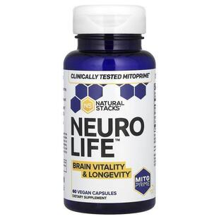 Natural Stacks,Neuro Life, 60 Vegan Capsules