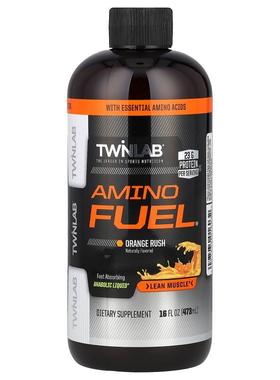 Twinlab,Amino Fuel, Orange Rush, 16 fl oz (473 ml)