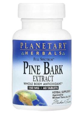 Planetary Herbals全谱松树皮提取物草本补充心血管系统健康皮肤